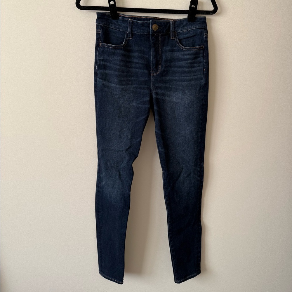American Eagle Outfitters Dark Blue Skinny Jeans